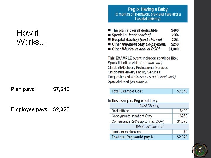 How it Works… Plan pays: $7, 540 Employee pays: $2, 028 
