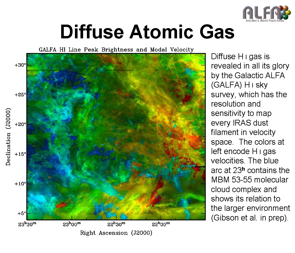 Diffuse Atomic Gas Diffuse H I gas is revealed in all its glory by