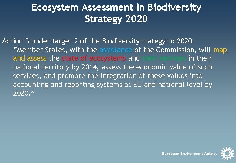 Land Use and Spatial Planning in Biodiversity 2020
