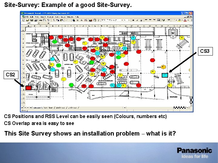 • Site-Survey: Example of a good Site-Survey. CS 3 CS 2 • CS • Site-Survey: Example of a good Site-Survey. CS 3 CS 2 • CS