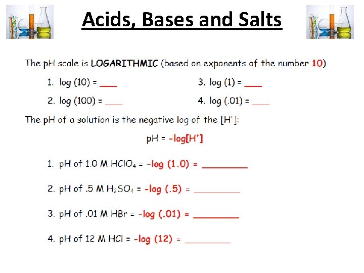 Acids, Bases and Salts 