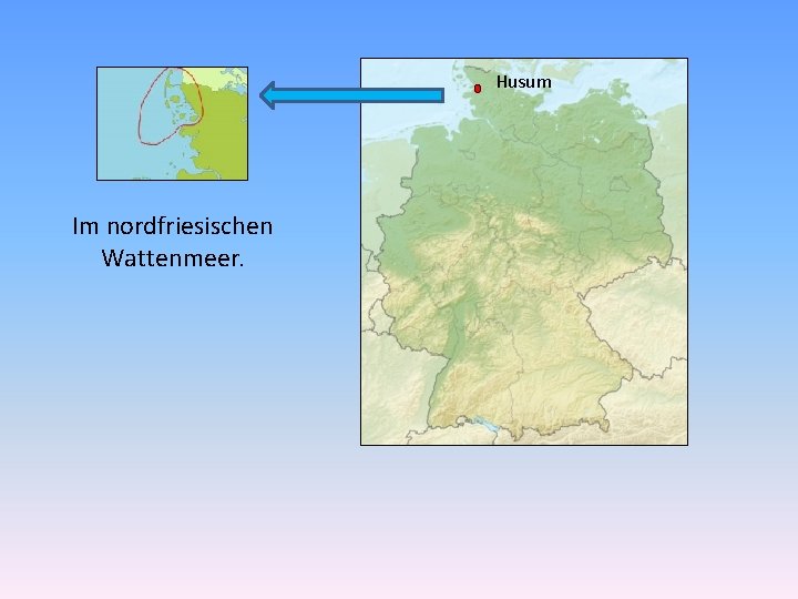 Husum Im nordfriesischen Wattenmeer. 