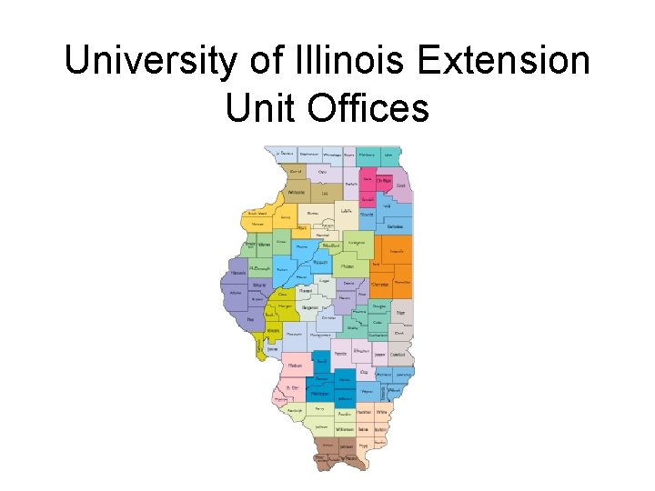 University of Illinois Extension Unit Offices 