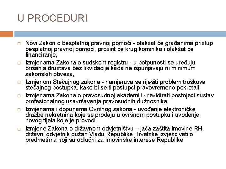 U PROCEDURI Novi Zakon o besplatnoj pravnoj pomoći - olakšat će građanima pristup besplatnoj