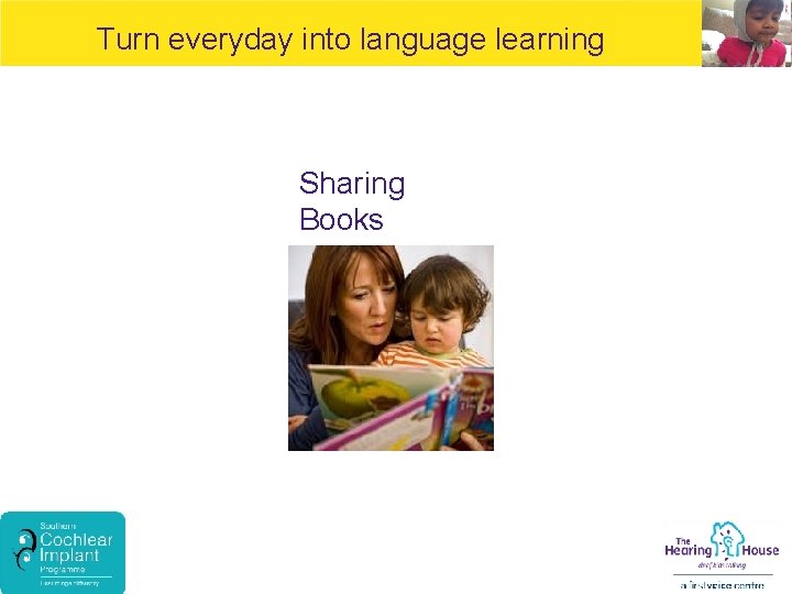 Turn everyday into language learning Sharing Books 