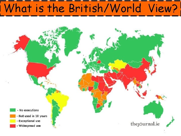 What is the British/World View? 