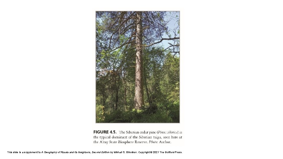 This slide is a supplement to A Geography of Russia and Its Neighbors, Second