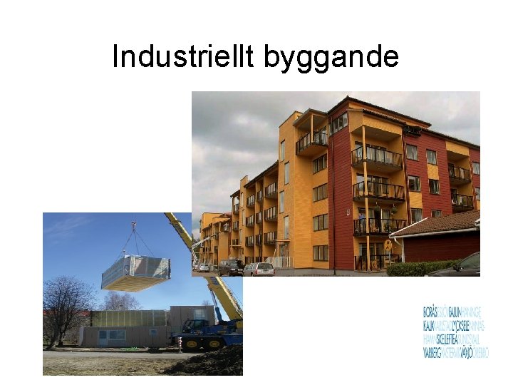 Industriellt byggande 