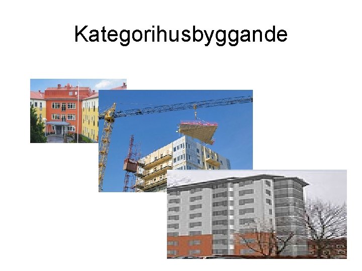 Kategorihusbyggande 