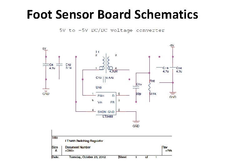Foot Sensor Board Schematics 