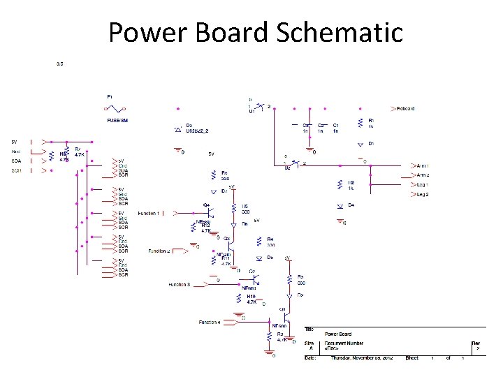 Power Board Schematic 