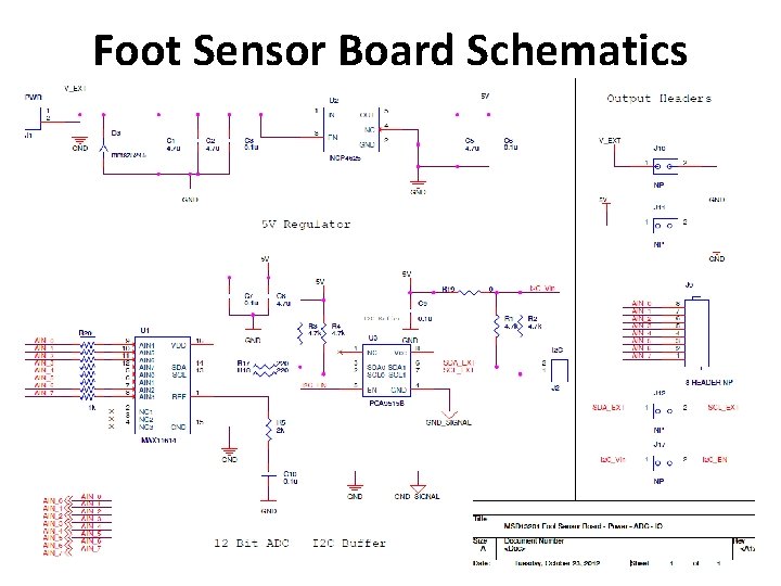 Foot Sensor Board Schematics 