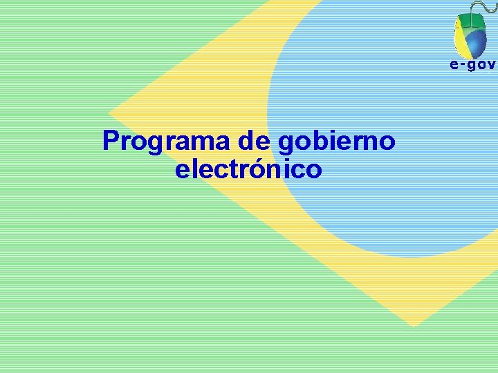 Programa de gobierno electrónico 