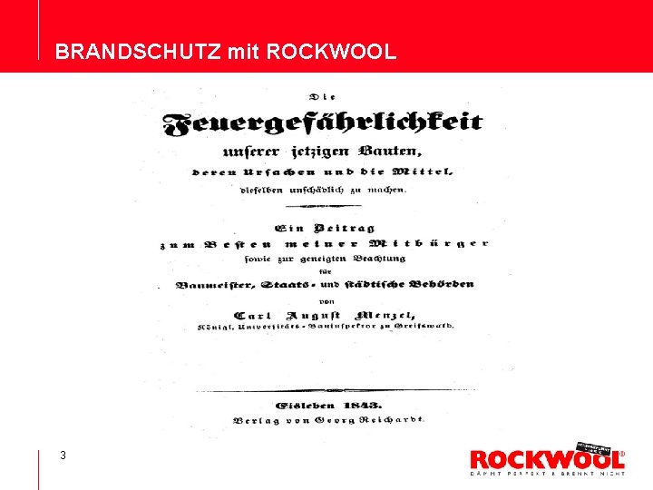 BRANDSCHUTZ mit ROCKWOOL 3 