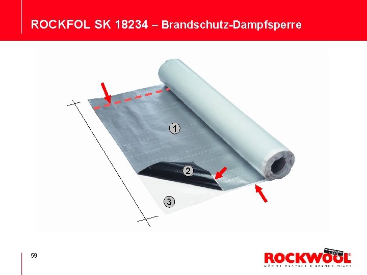 ROCKFOL SK 18234 – Brandschutz-Dampfsperre 1 2 3 59 