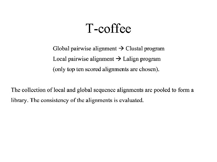 T-coffee 