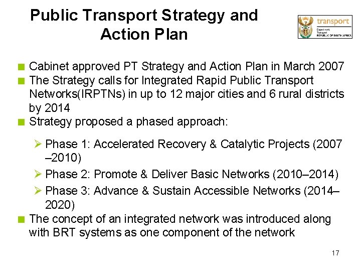 Public Transport Strategy and Action Plan < Cabinet approved PT Strategy and Action Plan