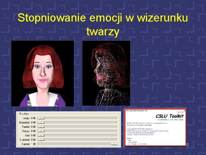 Stopniowanie emocji w wizerunku twarzy 60 