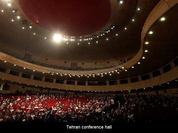 Tehran conference hall 