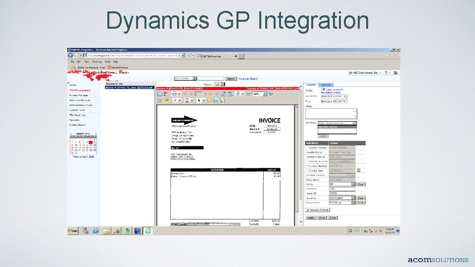 Dynamics GP Integration 