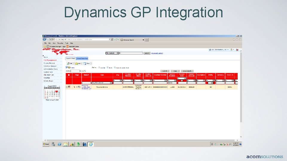 Dynamics GP Integration 