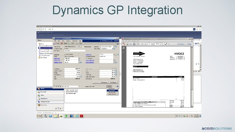 Dynamics GP Integration 