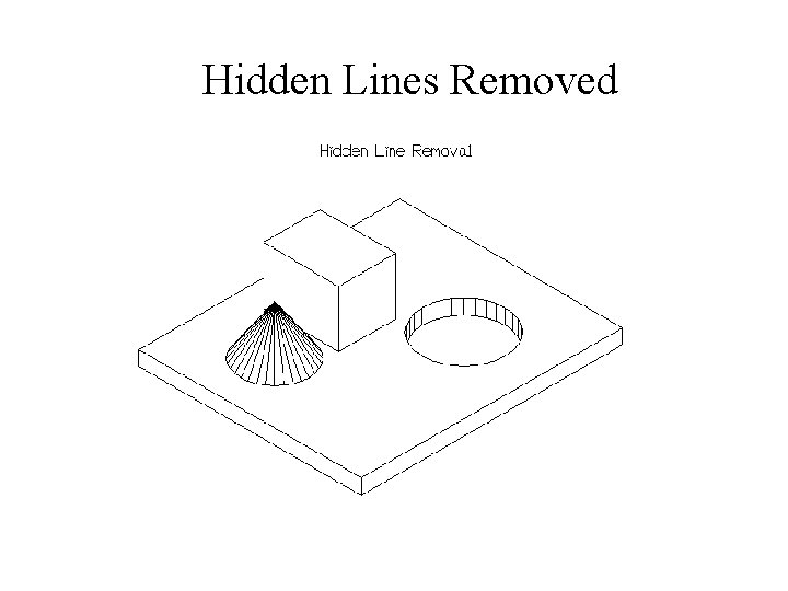 Hidden Lines Removed 