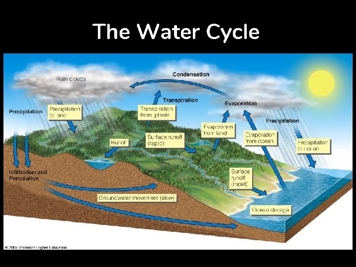 The Water Cycle Figure 3 -26 