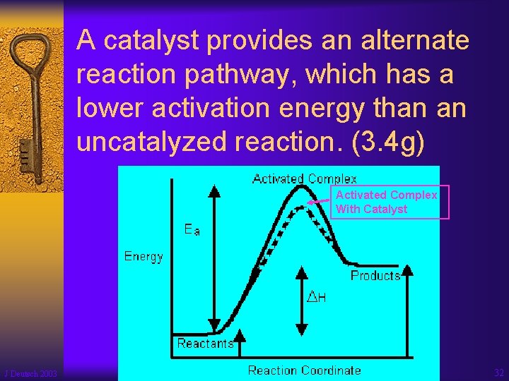 A catalyst provides an alternate reaction pathway, which has a lower activation energy than