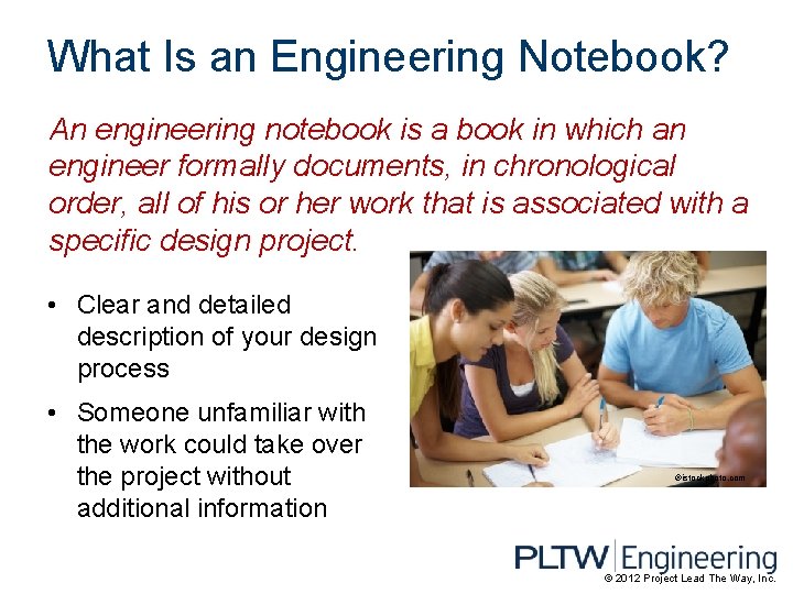 What Is an Engineering Notebook? An engineering notebook is a book in which an