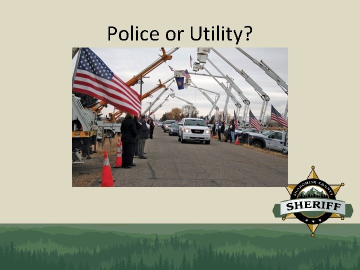 Police or Utility? 