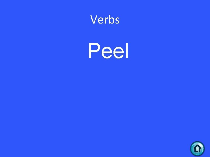 Verbs Peel 