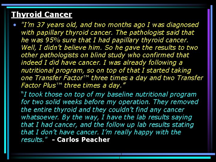 Thyroid Cancer • "I’m 37 years old, and two months ago I was diagnosed