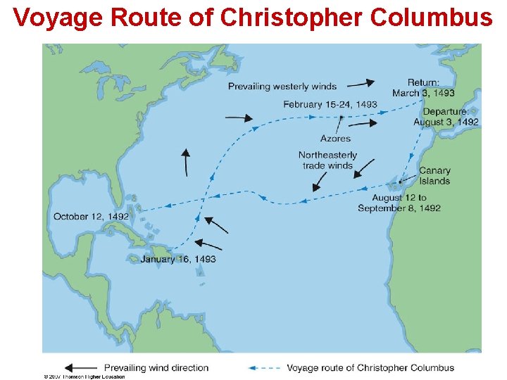 Voyage Route of Christopher Columbus 10 