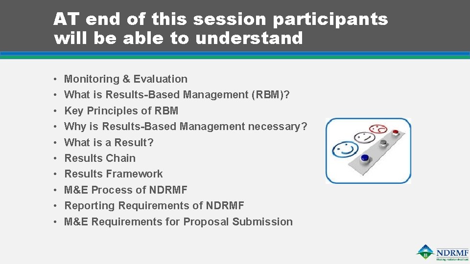 AT end of this session participants will be able to understand • • •