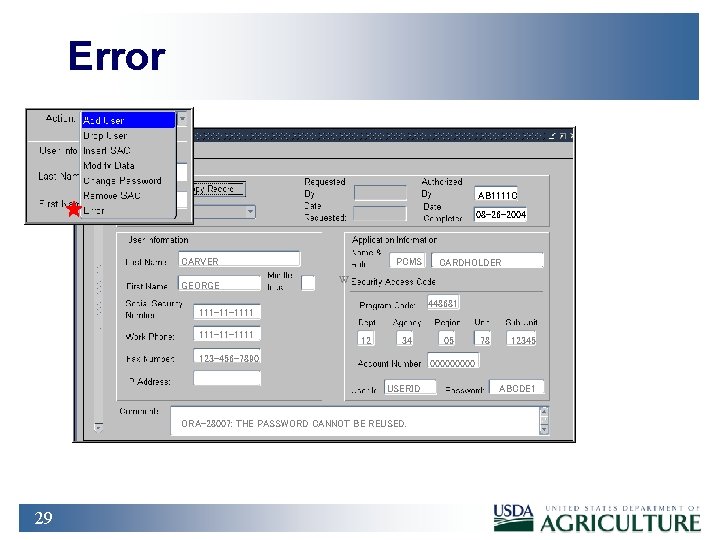 Error AB 1111 C 08 -26 -2004 CARVER GEORGE PCMS W 448681 111 -11