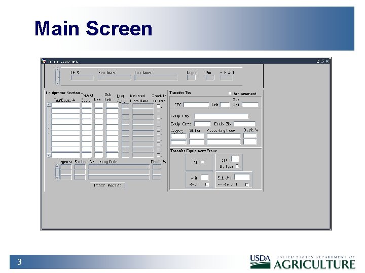Main Screen 3 