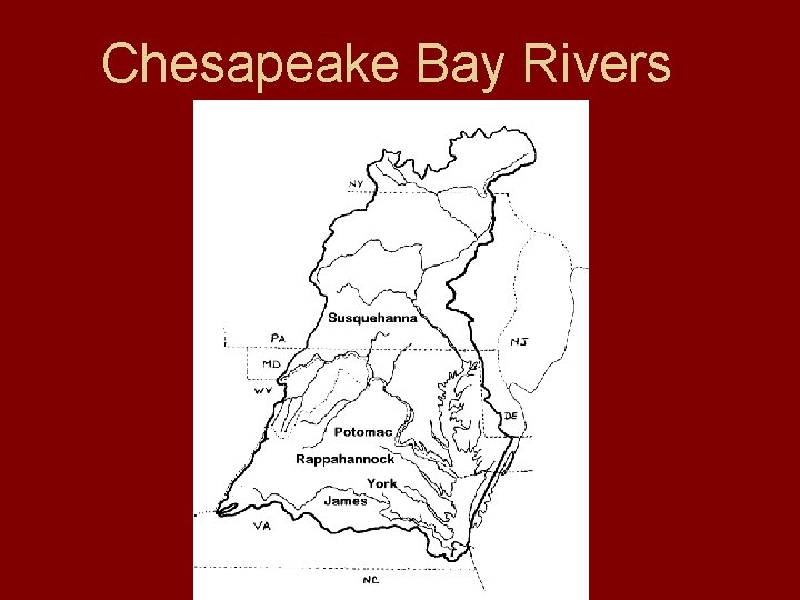Chesapeake Bay Rivers 