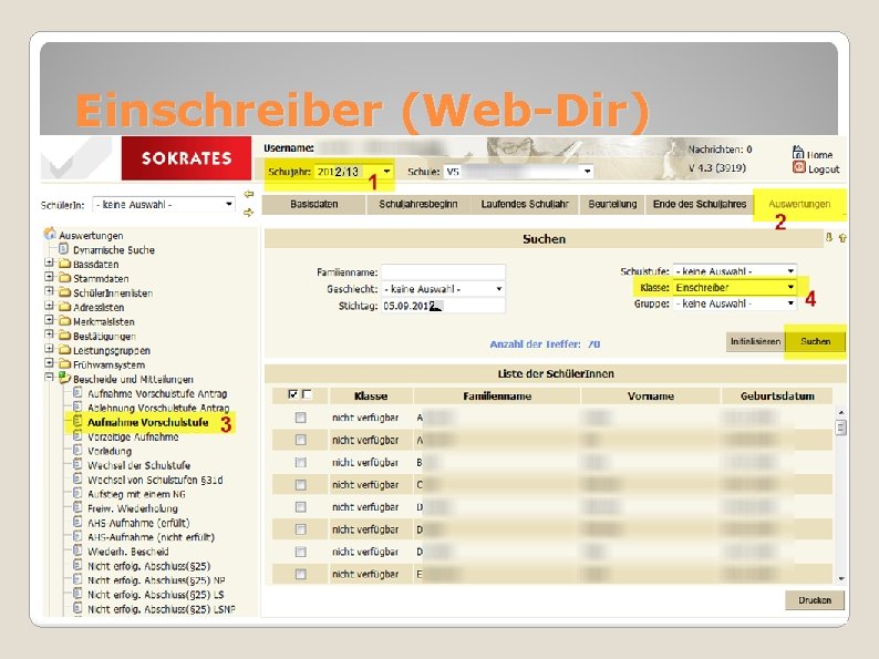 Einschreiber (Web-Dir) Artikel online - Vorlagendatei richtig ausfüllen (lassen) Pflege von Adressen, Tel. etc.