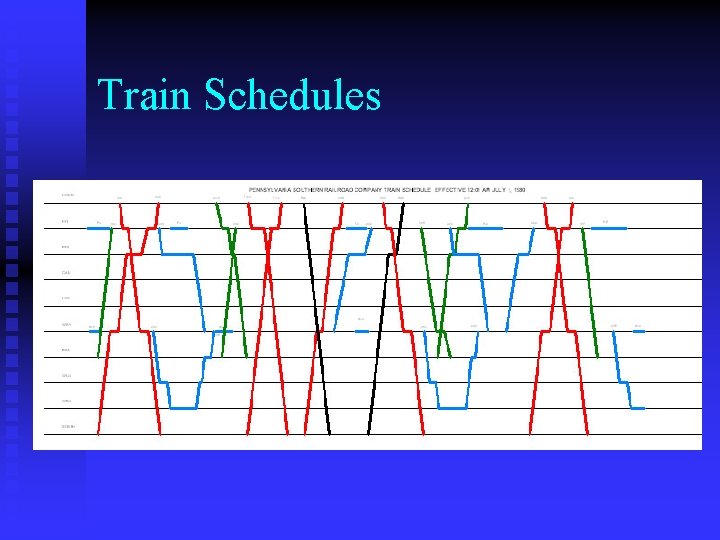Train Schedules 