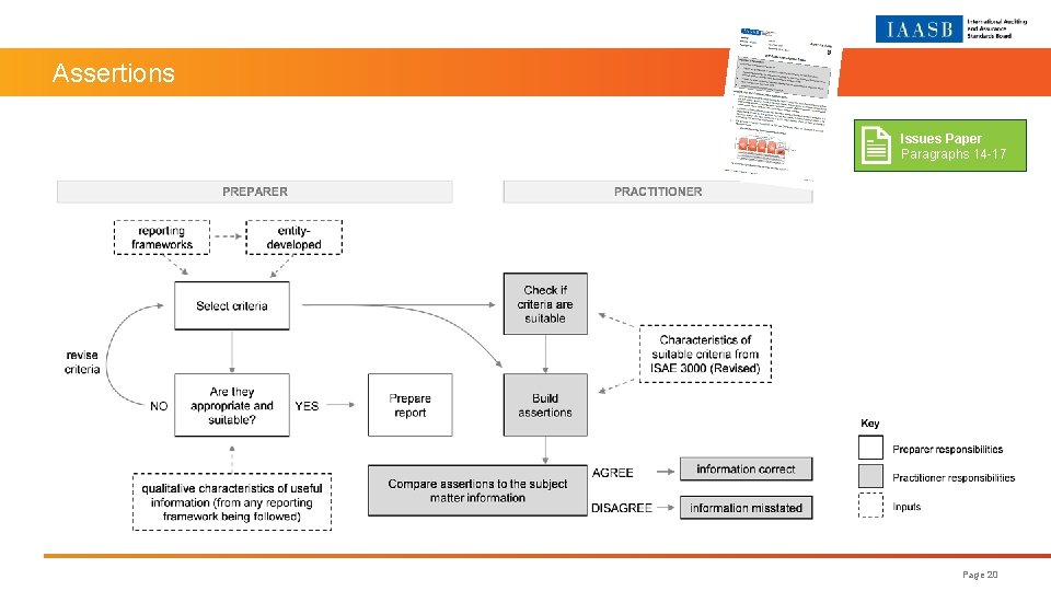 Assertions Issues Paper Paragraphs 14 -17 Page 20 