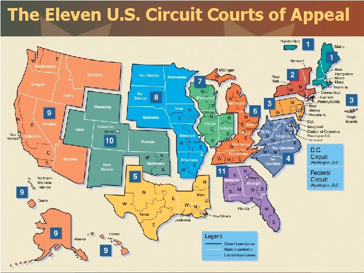 The Eleven U. S. Circuit Courts of Appeal 