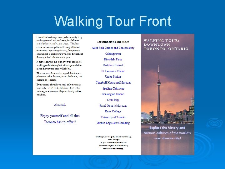 Walking Tour Front 