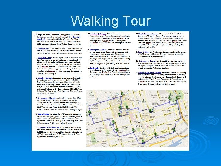 Walking Tour 