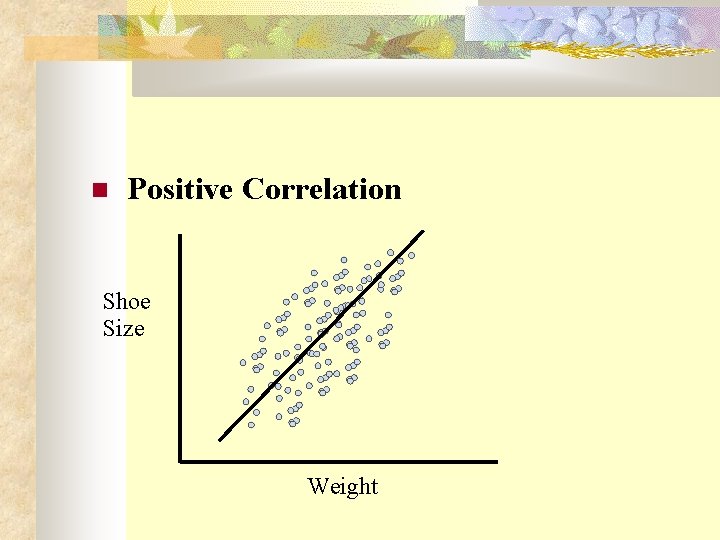  Positive Correlation Shoe Size Weight 