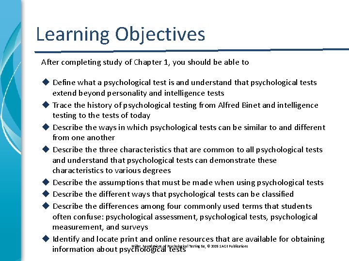 Learning Objectives After completing study of Chapter 1, you should be able to u