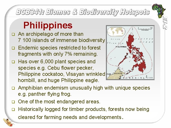 Philippines q q q An archipelago of more than 7 100 islands of immense