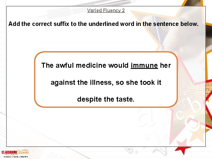 Year 5 Summer Block 4 Suffixes Adding ate