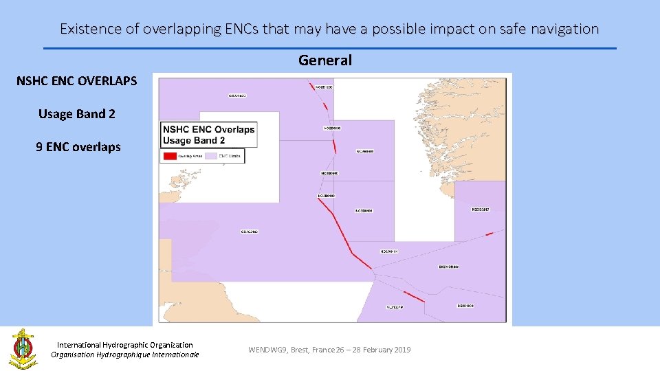 Existence of overlapping ENCs that may have a possible impact on safe navigation General