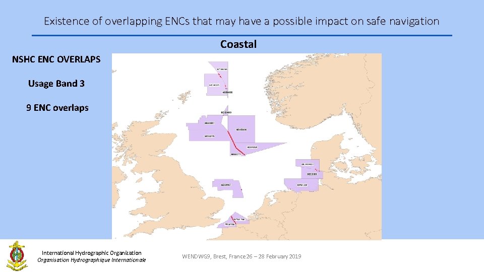 Existence of overlapping ENCs that may have a possible impact on safe navigation Coastal